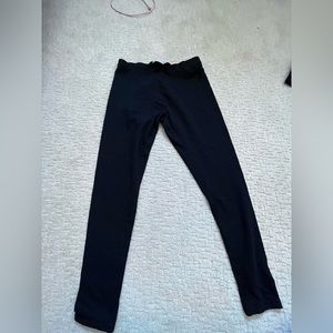 Women black long leggings